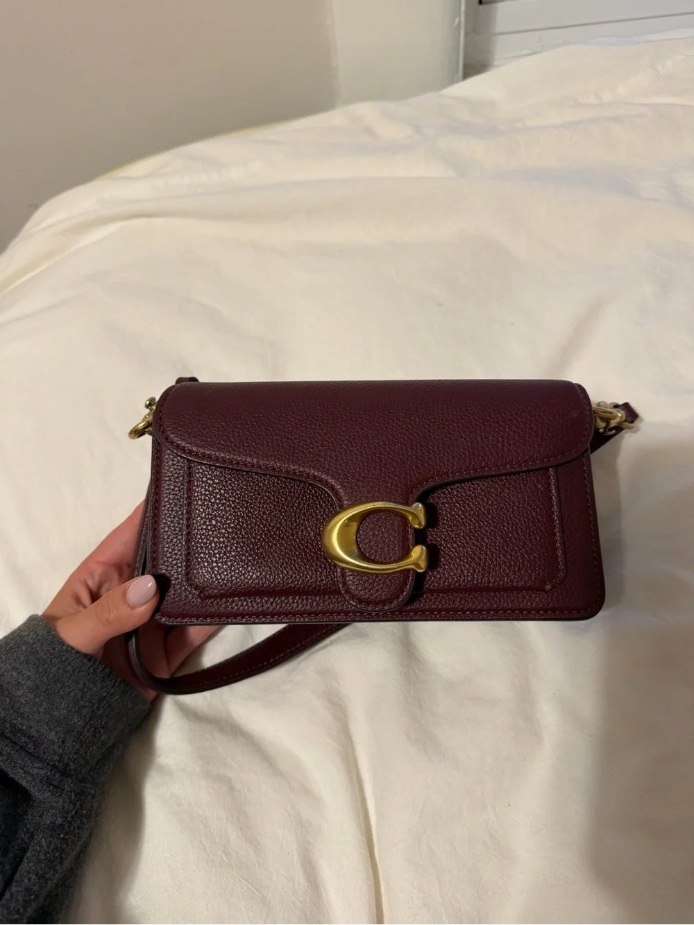 Coach Tabby Shoulder Bag Merlot